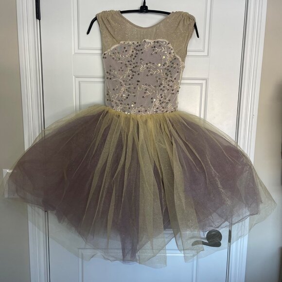Weissman Dance Costume 12413 Girls Size LC(14) Time After Time French Mauve Tutu - Picture 3 of 16